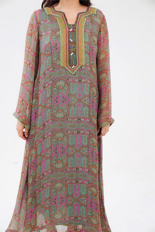 Mehar Printed Kaftan