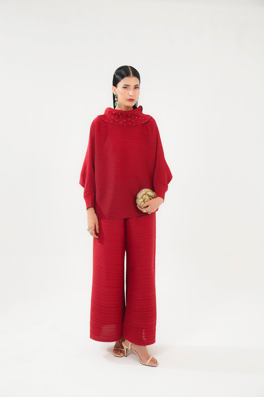 Ruby Cowl Set