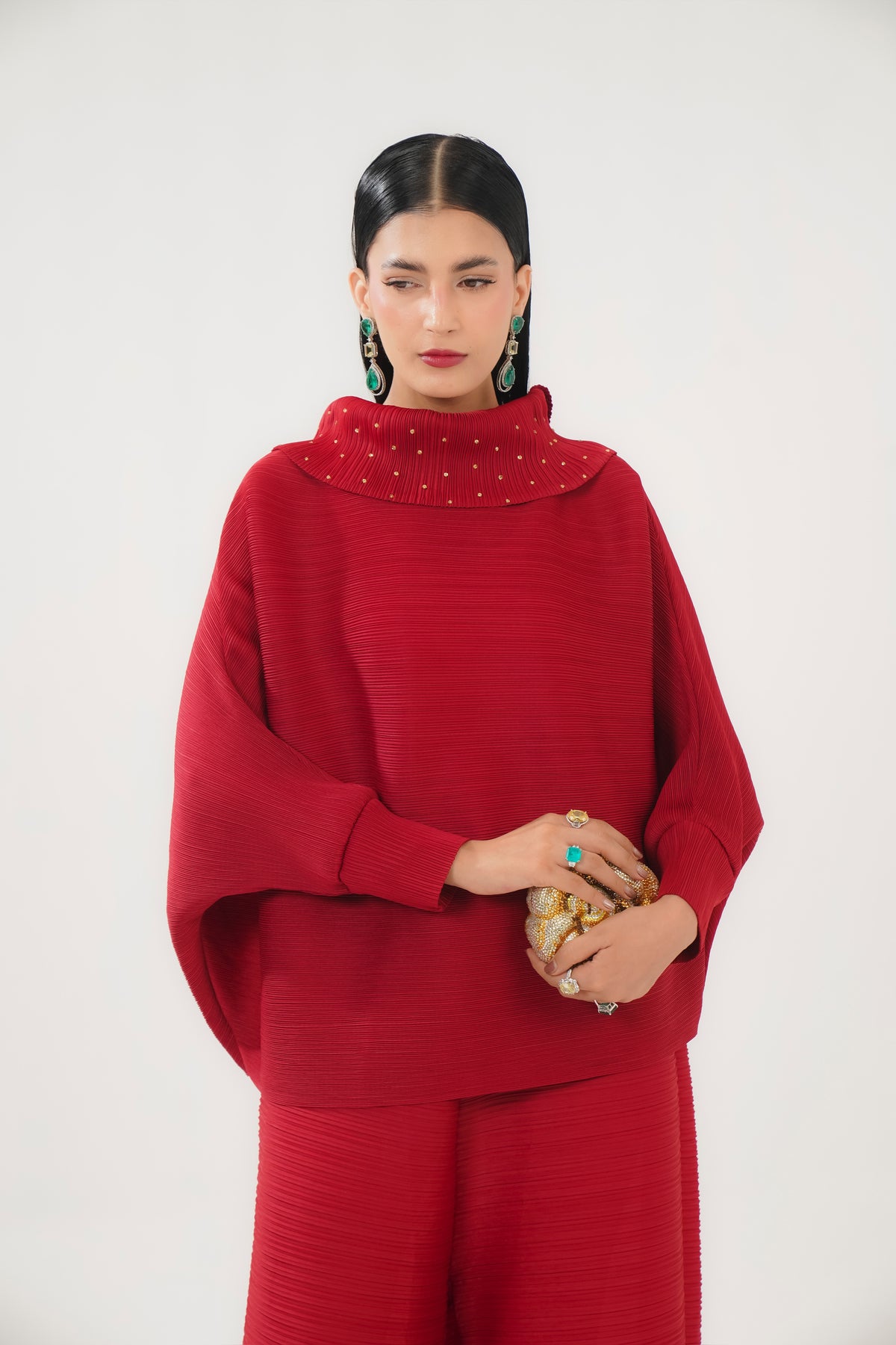 Ruby Cowl Set